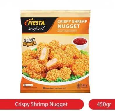 Fiesta Seafood Crispy Shrimp Nugget 450g / Nugget Udang Krispy 450g