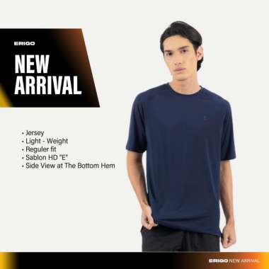 Erigo Active Tees Valyz Blue - Kaos Jersey Unisex M
