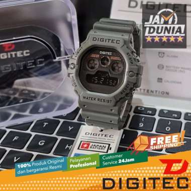 JAM TANGAN PRIA DIGITAL DIGITEC ORIGINAL GREY DG-5090T GY DG 5090 DIGITEC 5090 DIGITEC DIGITAL 5090