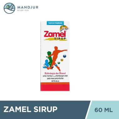 Zamel Sirup 60 mL - Multivitamin Pertumbuhan Anak