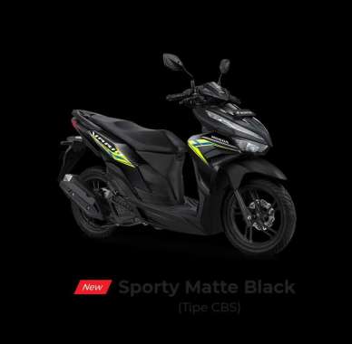 Pegadaian - [DP] Honda Vario 125 CBS Sepeda Motor [OTR Jabodetabek] 30% 12 Sporty Matte Black Bogor