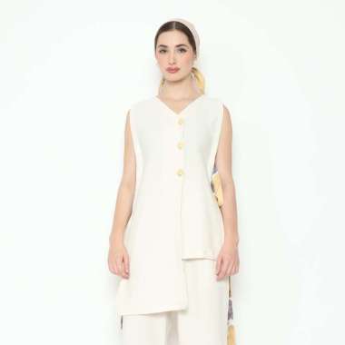Nona Rona Vasa Vest White