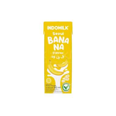 Promo Harga Indomilk Korean Series Seoul Banana 180 ml - Blibli
