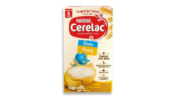 Nestle Cerelac Bubur Bayi Susu Pisang 120 gr