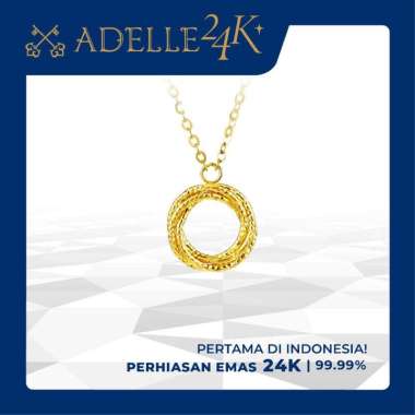 Adelle Jewellery 24K - Celestial String Necklace - Kalung Emas 24 Karat 2.99 gr