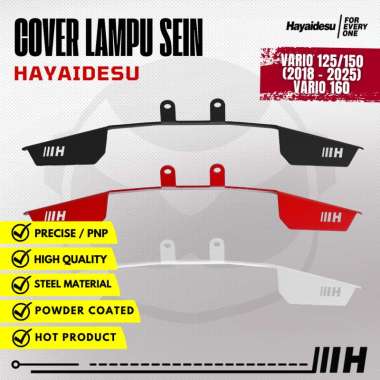 Hayaidesu Cover Pelindung Lampu Sein Belakang VARIO 125/150 (2018-2025) VARIO 160 SILVER