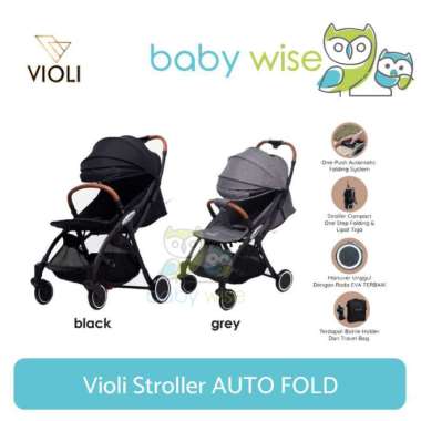 Violi Stroller Auto Fold Gray