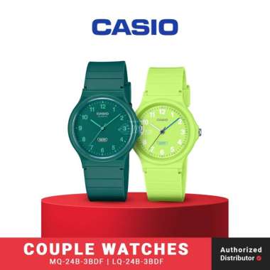 Jam Tangan Analog Couple Casio MQ-24B-3BDF & LQ-24B-3BDF Original copy