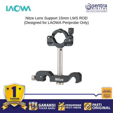 Nitze Professional Lens Support ND33 for Laowa 24mm T14 Periprobe Cine Lens 15mm LWS Rod System X01