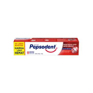 Promo Harga Pepsodent Pasta Gigi Pencegah Gigi Berlubang White 150 gr - Blibli