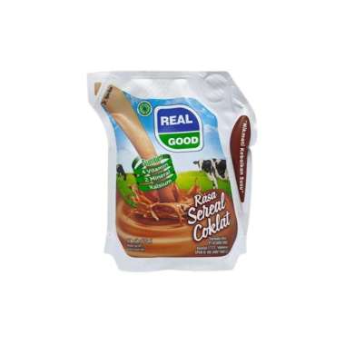 Real Good Susu UHT Bantal Cokelat 125 ml