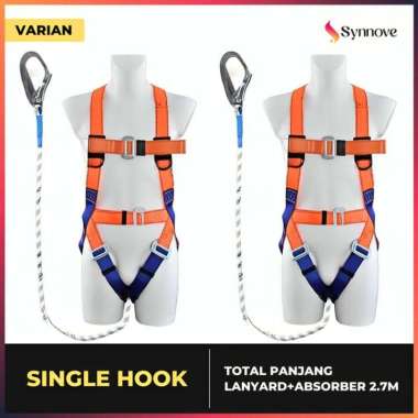 Body Harness Safety Climbing Full Body Harness Double Hook Sabuk Pengaman Safety Harness Single Hook