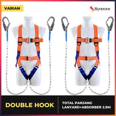 Body Harness Safety Climbing Full Body Harness Double Hook Sabuk Pengaman Safety Harness Double Hook