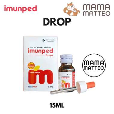 IMUNPED Drop 15ml / Vitamin C dan Zinc / Multivitamin Suplemen Anak / Vitamin Jaga Kesehatan Anak Dr