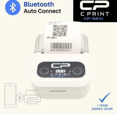 [COD] Printer Bluetooth Mini Portable Thermal CP-58KI untuk Cetak struk PPOB struk Token Listrik Pul