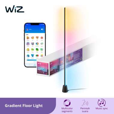 WiZ Gradient Floor Light RGBIC - Lampu Hias Standing