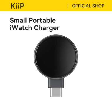 KiiP Wireless W7 Watch Charger Magnetic For AP Watch - Hitam