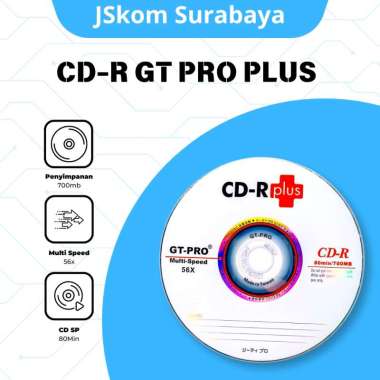 DVD & CD Blank Media – JSkom Surabaya CD-R GT PRO Plus
