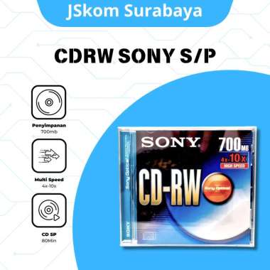 DVD & CD Blank Media – JSkom Surabaya CD-RW Sony