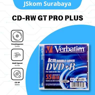 DVD & CD Blank Media – JSkom Surabaya DVD+R 8cm Verbatim
