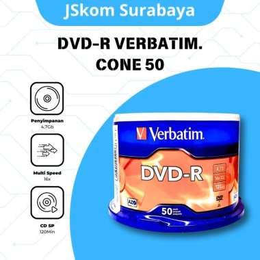 DVD & CD Blank Media – JSkom Surabaya DVD-R Verbatim