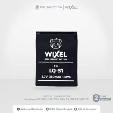 WIXEL Baterai LQ-S1 for Smart Watch DZ09 U9 U10 A1 W8 X6 M26 DZ10 DZ11 V8 Mito 555 Batre Batrai Batt