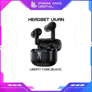 HEADSET VIVAN - LIBERTY T100E (BLACK, WHITE) BLACK