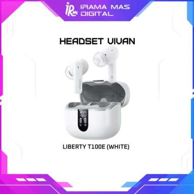 HEADSET VIVAN - LIBERTY T100E (BLACK, WHITE) WHITE