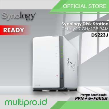 Synology DS223J DiskStation 2-BAY NAS Server Storage Cloud DS 223J