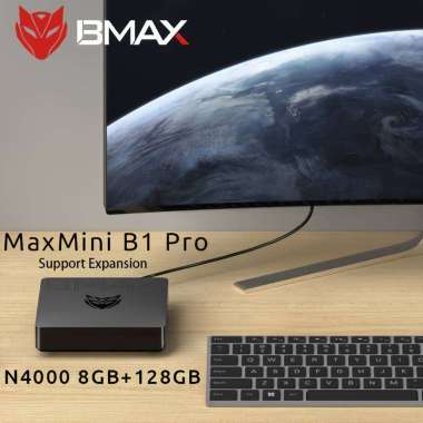 BMax B1 Pro Mini PC Intel N4000 ram 8 penyimpanan internal 128GB Value Mini PC With Max Function