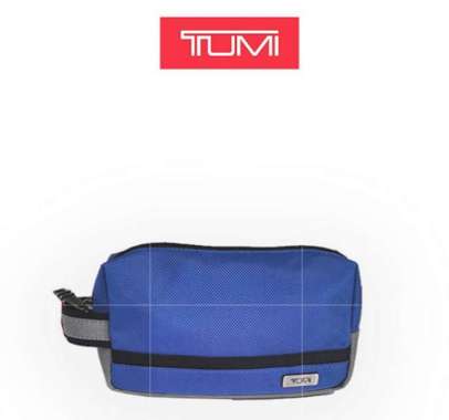 TUMI Small Kit Pouch - Mini Pouch - Blue Indigo