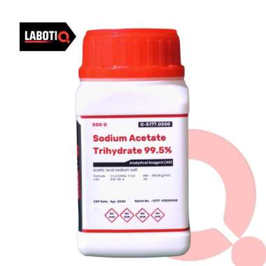 Sodium Acetate Trihydrate 99,5% AR, 500 g | LABOTIQ
