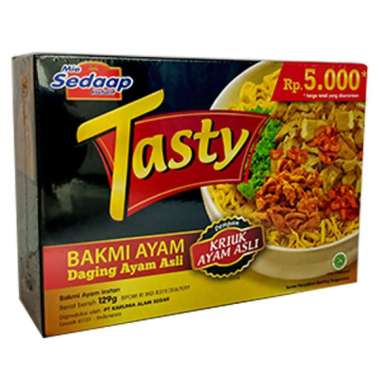 Promo Harga Sedaap Tasty Bakmi Ayam 129 gr - Blibli