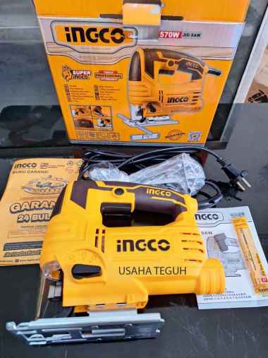 Mesin Jigsaw Gergaji Triplek Ukir Kayu 570W Ingco JS57028