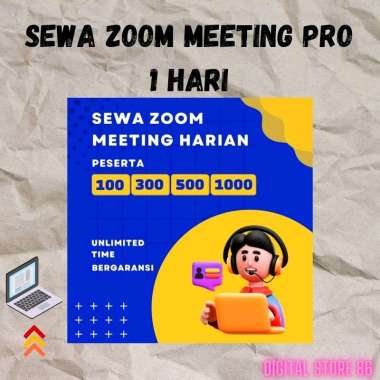 Promo Zoom Meeting Pro 1 Hari/Harian Bergaransi 1000 Peserta