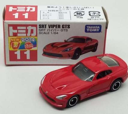 Tomica Nr. 11 SRT Viper GTS – Miniatur-Auto Im Karton, Für Sammler & Kinder Ab 3 Jahren