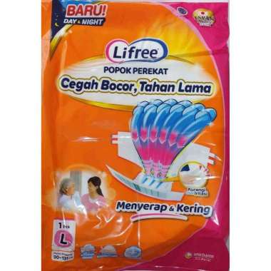 Lifree Popok Dewasa Perekat L 1 kemasan satuan -
