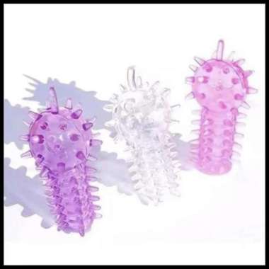 Terlaris[Terbaru] Banting Harga Kondon Jari Gerigi Premium Silikon