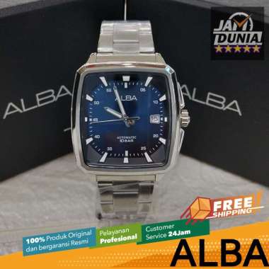JAM TANGAN PRIA ALBA ORIGINAL ALBA AUTOMATIC JAM ALBA STAINLESS STEEL ALBA AUTOMATIC AU4039 AU40 ALB