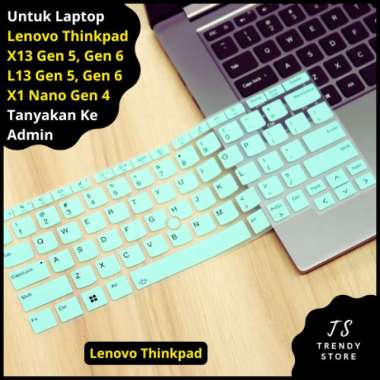 Keyboard Protector Cover Lenovo Thinkpad L13 X13 Yoga X1 Gen 5 Gen 6 2024 Keatas Mint