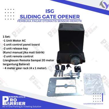 ISG Automatic Sliding Gate / Mesin Pintu Gerbang Pagar Otomatis 1000kg 1300kg 1600kg 2000kg 1000Kg