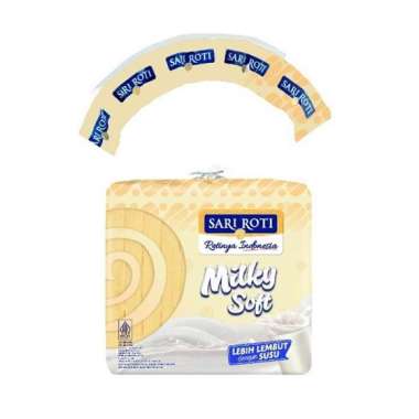 Promo Harga Sari Roti Roti Tawar Milky Soft 360 gr - Blibli