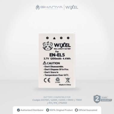 WIXEL Baterai Kamera EN-EL5 for Nikon CoolPix D3700 / 4200 / 5200 / 5900 / 7900 / P100 / P3 / P4 / P