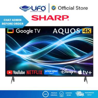 SHARP 50 INCH AQUOS 4K UHD SMART GOOGLE TV 4TC50HJ6000I