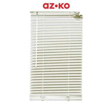 AZKO Forhom 90x180 cm Venetian Blinds 25 Mm - Putih Penutup Jendela Tirai Gulung Penghalang Cahaya B