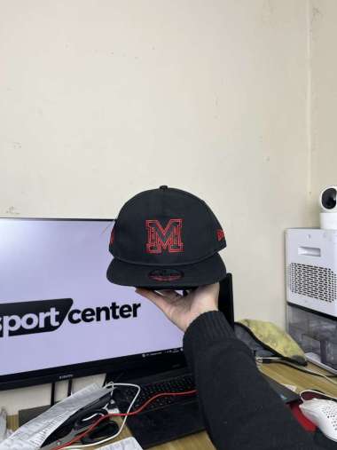 Snapback Golfer New Era Logo Ac Milan Black Original Caps 60595505