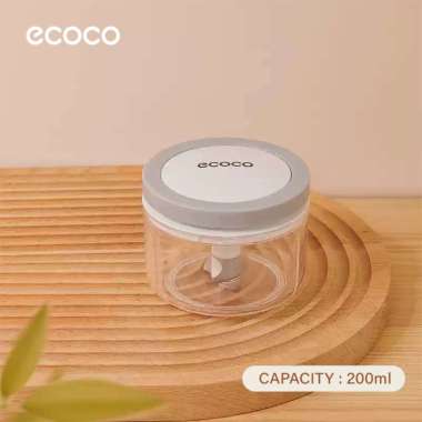 ECOCO Multifunctional Food Processor - Chopper grinder manual penggiling bumbu daging Small Gray