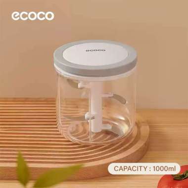 ECOCO Multifunctional Food Processor - Chopper grinder manual penggiling bumbu daging Large Gray