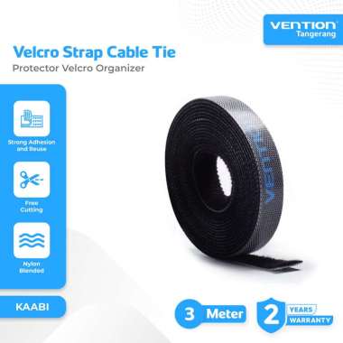 Vention Kabel Velcro Strap TIE Reusable Cable Ties Winder Protector Velcro Organizer Velcro Strap 3