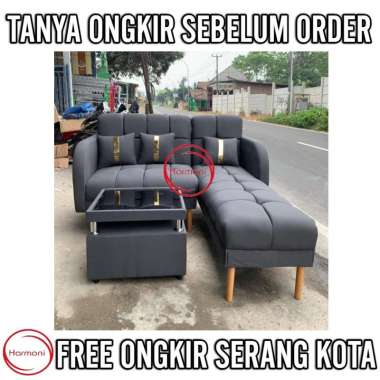 SOFA SELONJOR MINIMALIS FREE ONGKIR SERANG KOTA ABU CANVAS